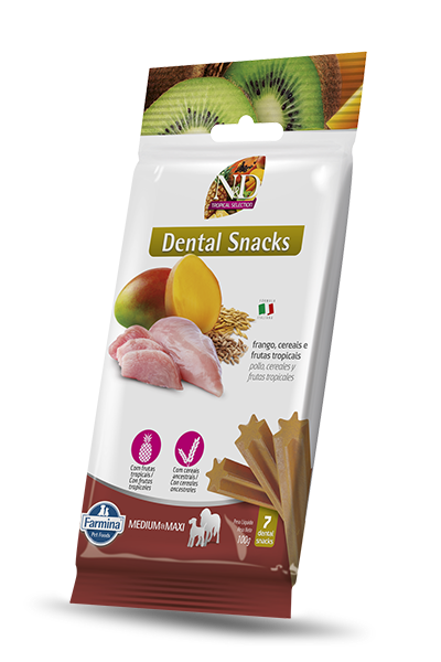 Petisco Funcional N&D Tropical Selection Snack Canine Frango Adult Medium & Maxi