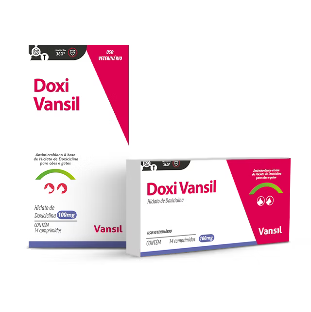 Doxi Vansil – Antibiótico Oral para Cães e Gatos (50 mg / 100 mg / 200 mg)