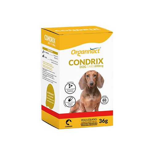 Suplemento Articular Organnact Condrix Dog 600mg para Cães