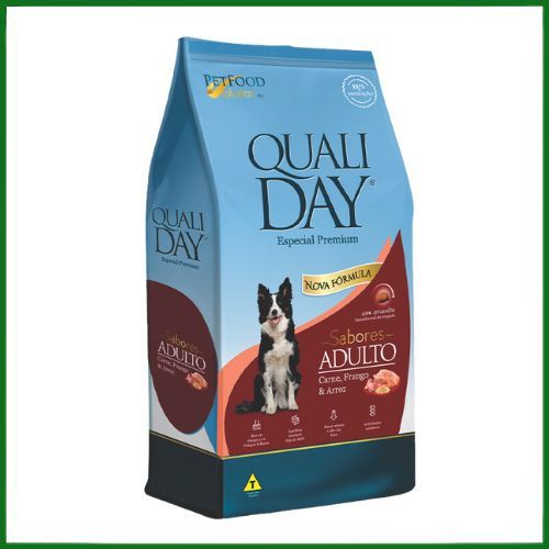 Ração Seca Qualiday Sabores para Cachorros Adultos