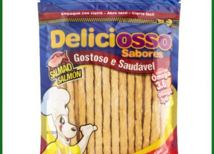 Petisco Deliciosso Fino Salmão para Cachorros