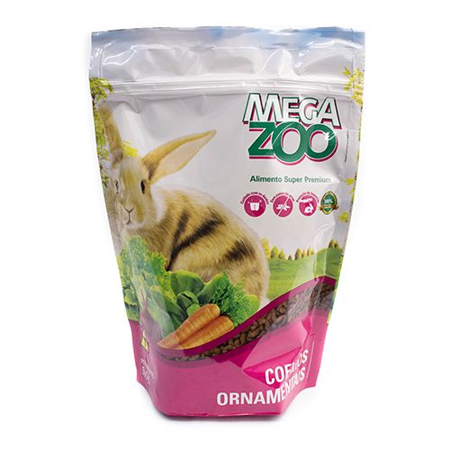 Ração Seca Mega Zoo para Coelhos Ornamentais