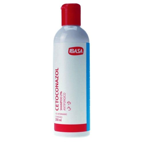 Shampoo Dermatológico Ibasa Cetoconazol 2% para Cachorros e Gatos