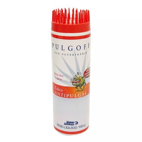 Antiparasitário Externo Pulgoff Talco Premium 130g para Cães