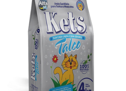 Areia Sanitária Kets Talco – 4 kg