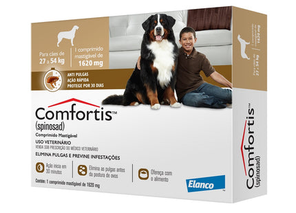 Comfortis 1620 mg – Comprimido Mastigável Antipulgas (27,1–54 kg)