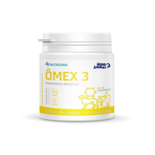 Suplemento Vitamínico Nutrisana Omex 3 para Cães e Gatos