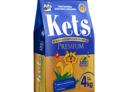 Areia Sanitária Kets Premium – 4 kg e 12 kg