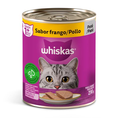 Ração Úmida Whiskas Frango Patê para Gatos