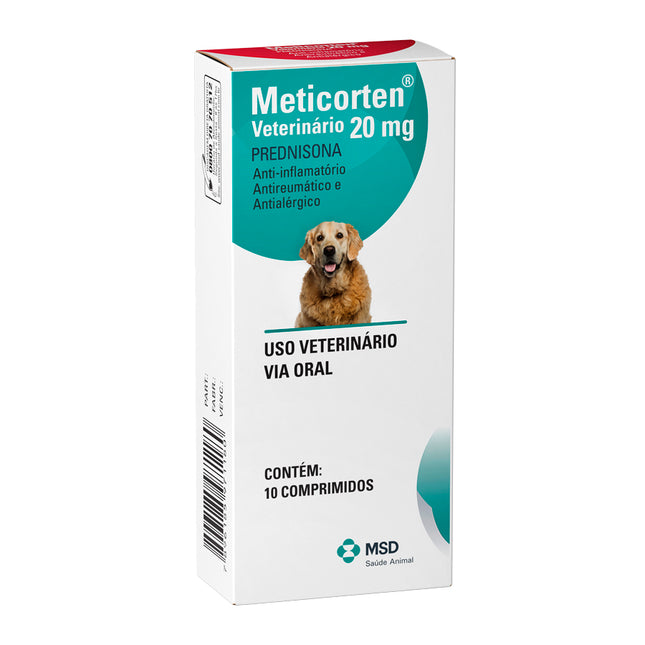 Meticorten Vet 20 mg – 10 comprimidos