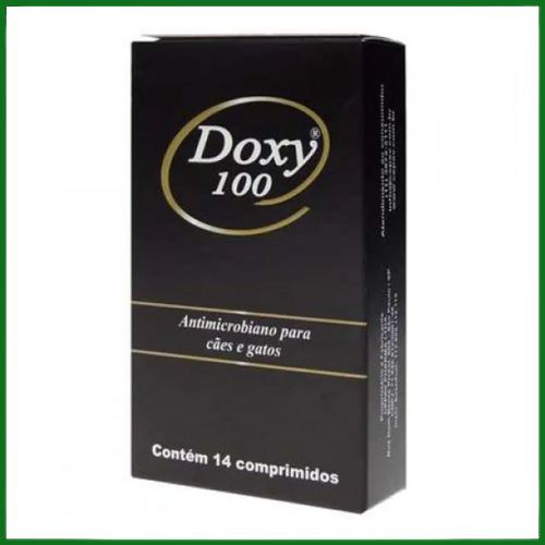 Antibiótico Ucbvet Doxy 100mg para Cães e Gatos