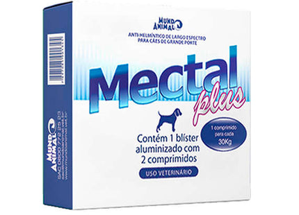 Mectal Plus Vermífugo para Cães até 30kg