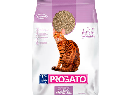 Progato Clássica Perfumada Multigrãos – Areia Higiênica para Gatos 10 kg
