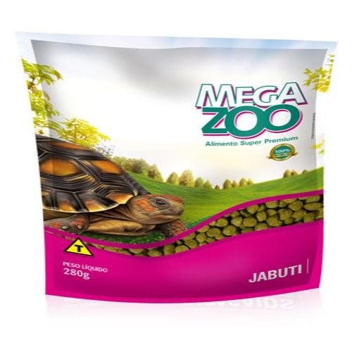 Ração Seca Mega Zoo Extrusada para Jabutis