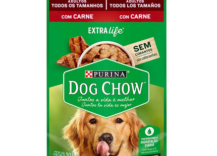 Dog Chow Sachê ExtraLife Carne Cães Adultos – 100g