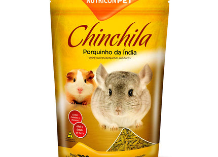 Ração Extrusada Nutricon Chinchila 700g