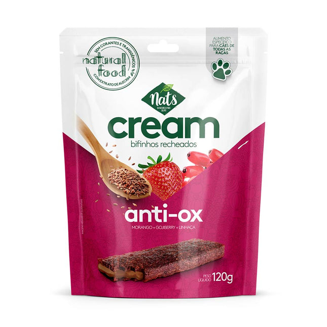 Cream Bifinho Recheado Nats Anti-Ox 120 g
