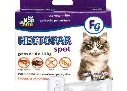 Hectopar Spot Antipulgas e Carrapatos para Cães até 10 kg