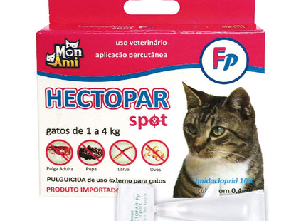 Hectopar Spot F Antipulgas e Carrapatos para Gatos até 4 kg