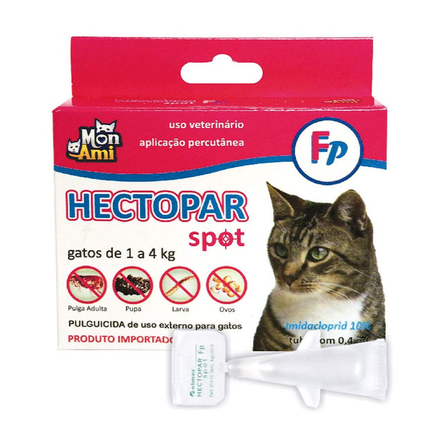 Hectopar Spot F Antipulgas e Carrapatos para Gatos até 4 kg