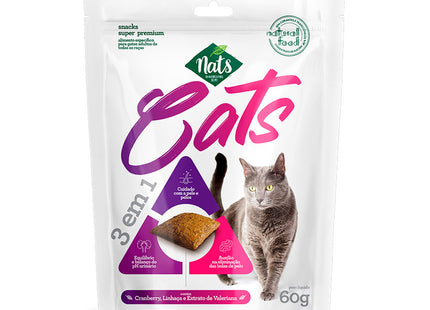 Nats Cats 3 Em 1 60 g – Snack Funcional para Gatos