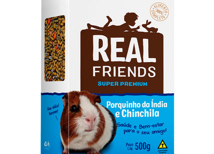 Ração Zootekna Real Friends para Porquinho da Índia e Chinchila 500 g