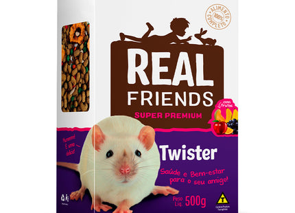 Ração Zootekna Real Friends com Frutas para Twister 500 g