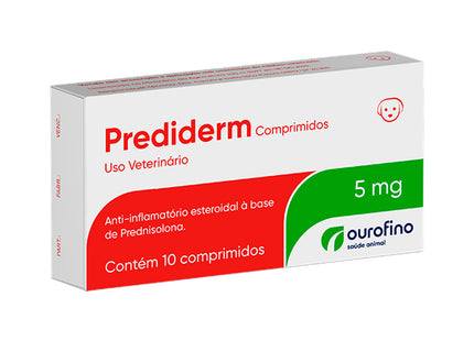 Prediderm Ourofino 5 mg – 10 Comprimidos