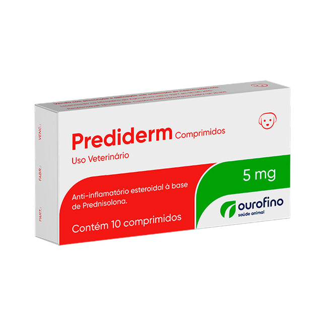 Prediderm Ourofino 5 mg – 10 Comprimidos