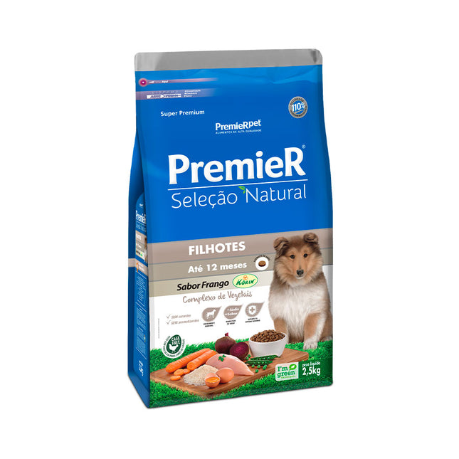 Ração PremieR Seleção Natural Cães Filhotes
