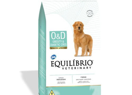 Ração Seca Medicamentosa Equilibrio Vet Obesity & Diabetes para Cachorros