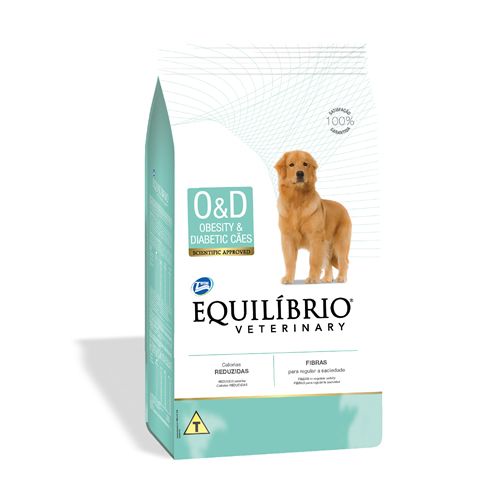 Ração Seca Medicamentosa Equilibrio Vet Obesity & Diabetes para Cachorros