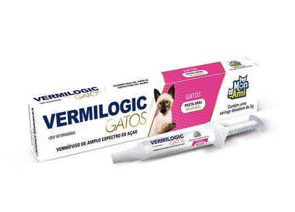Vermífugo Vermilogic Gatos 5 g