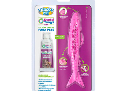 Escova Dental Truqys Dental Fish para Gatos