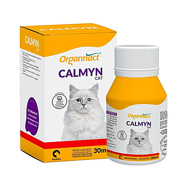 Organnact Calmyn Cat 30 ml – Suplemento Calmante para Gatos