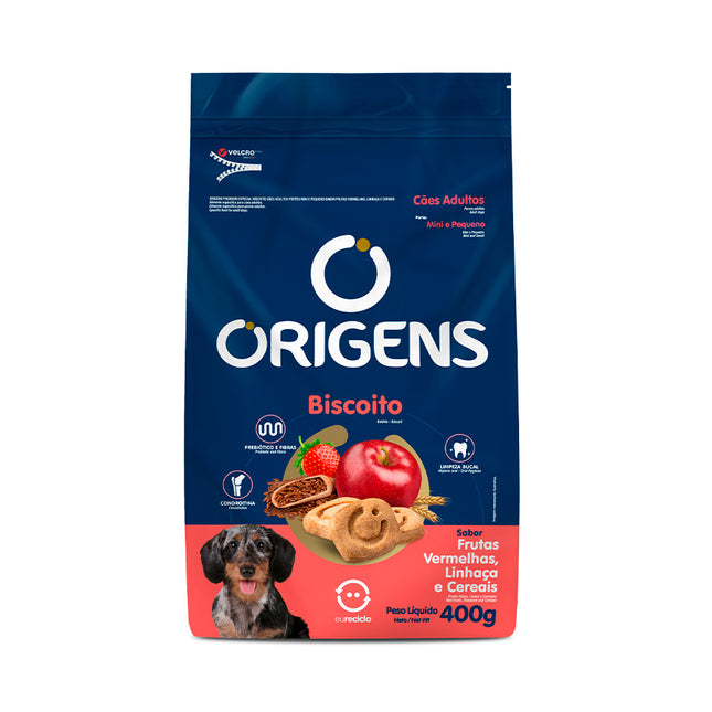 Biscoito Origens Adultos — Raças Pequenas 400g