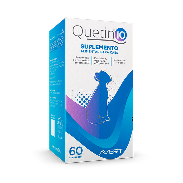 Suplemento Alimentar Quetin 10 para Cães