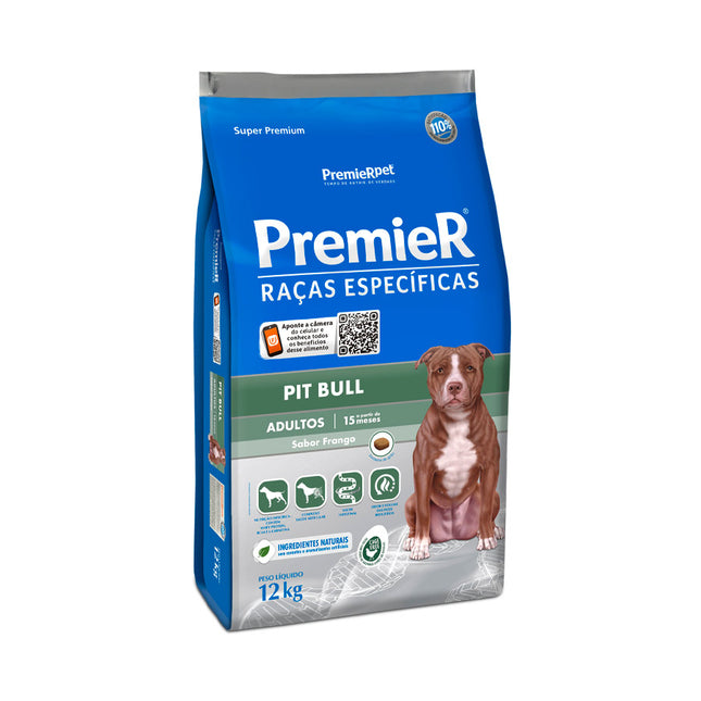Premier Raças Específicas Pitbull Adulto
