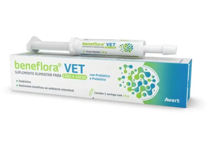 BENEFLORA® VET Pasta 14 g – Suplemento Probiótico/Prebiótico para Cães & Gatos