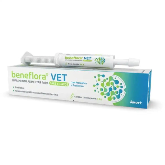 BENEFLORA® VET Pasta 14 g – Suplemento Probiótico/Prebiótico para Cães & Gatos