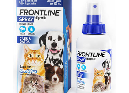 Frontline Spray – Antipulgas e Carrapatos (100 mL)