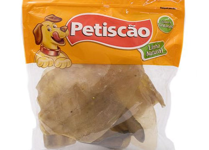 Snack Petiscão Orelha Bovina Natural para Cachorros