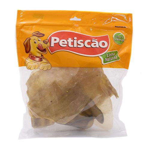 Snack Petiscão Orelha Bovina Natural para Cachorros