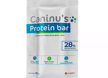 Caninus Protein Bar 80 g – Suplemento Proteico para Cães