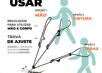 Guia Livre Toh (Mãos Livres) – Tamanho Único