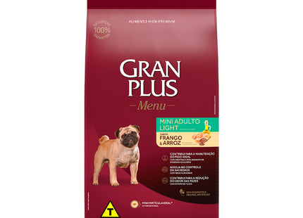 Ração Seca Granplus Light para Cachorros Adultos de Porte Pequeno