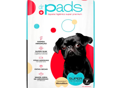 Tapete Higiênico Absortec Dr Pads 90x60 para Cães