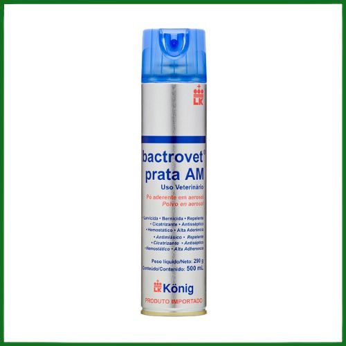 Solução Dermatológica Bactrovet Prata para Equinos