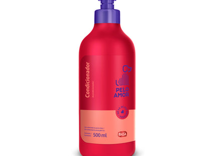 Condicionador Ibasa Pelo Amor 500 mL – Hidratação e Brilho para Cães e Gatos
