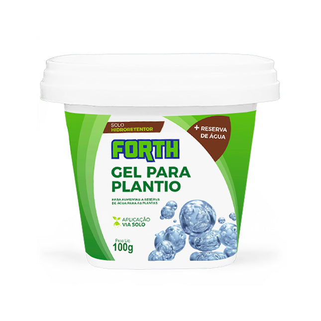 Forth Gel para Plantio 100 g — Hidrogel Retentor de Água